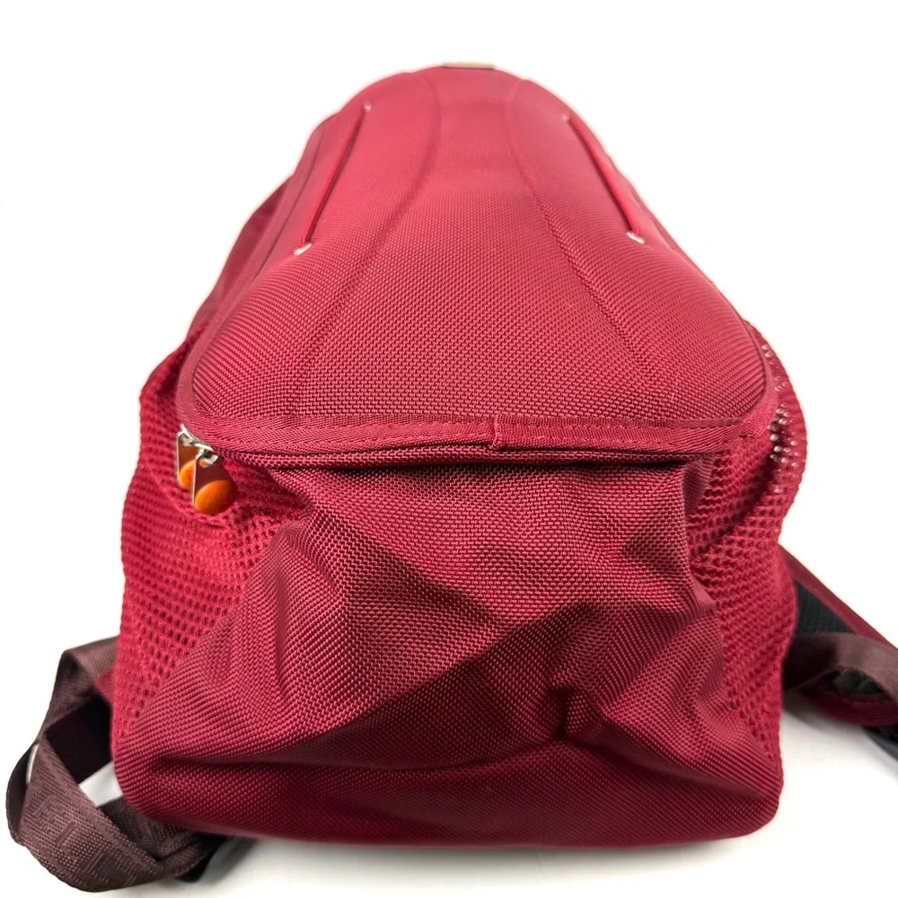 Merrell‎ Backpack Dark Red Canvas Hard Shell Hiking Medium Unisex Outdoor